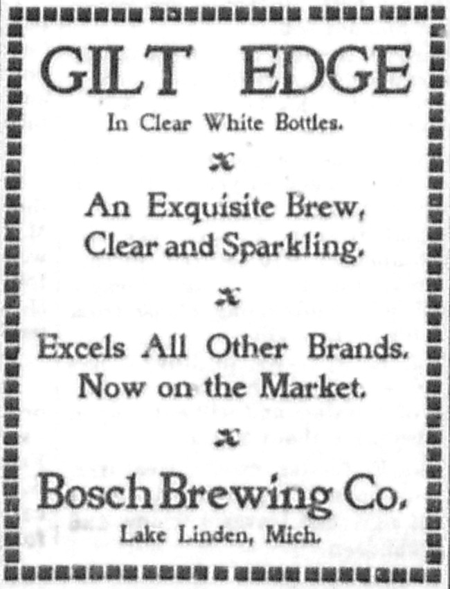 Newspaper ad - <i>The Native Copper Times</i>, 20 Feb 1900
